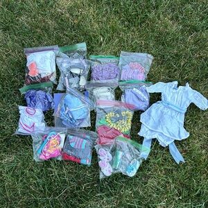 American girl lot of doll clothes